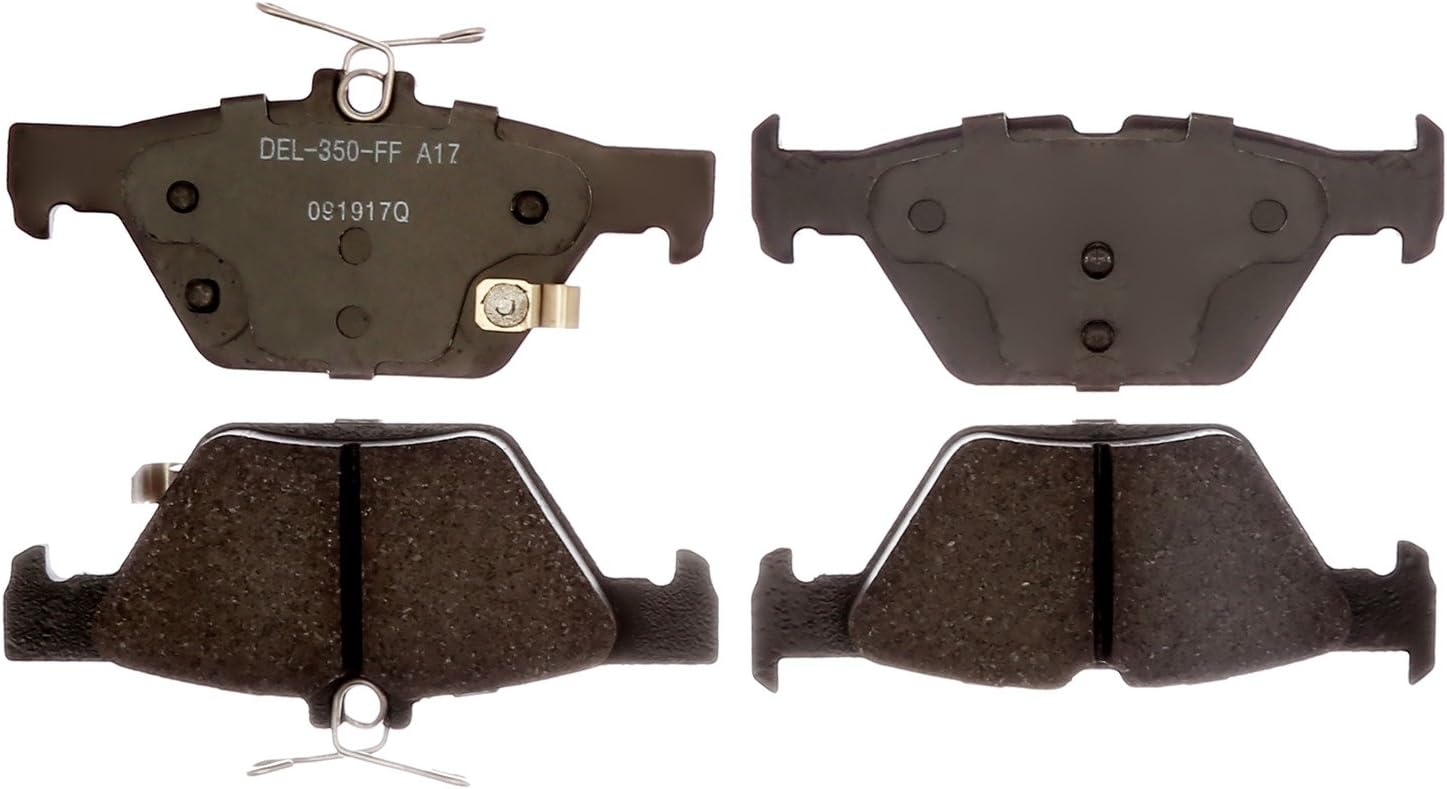 ACDelco Gold 17D1808C Ceramic Rear Disc Brake Pad Set