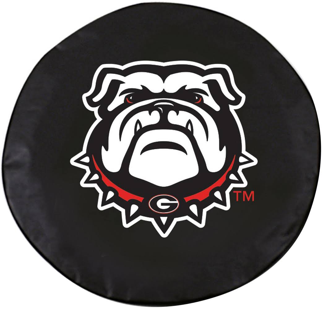 Georgia Bulldog Tire COVER, Black