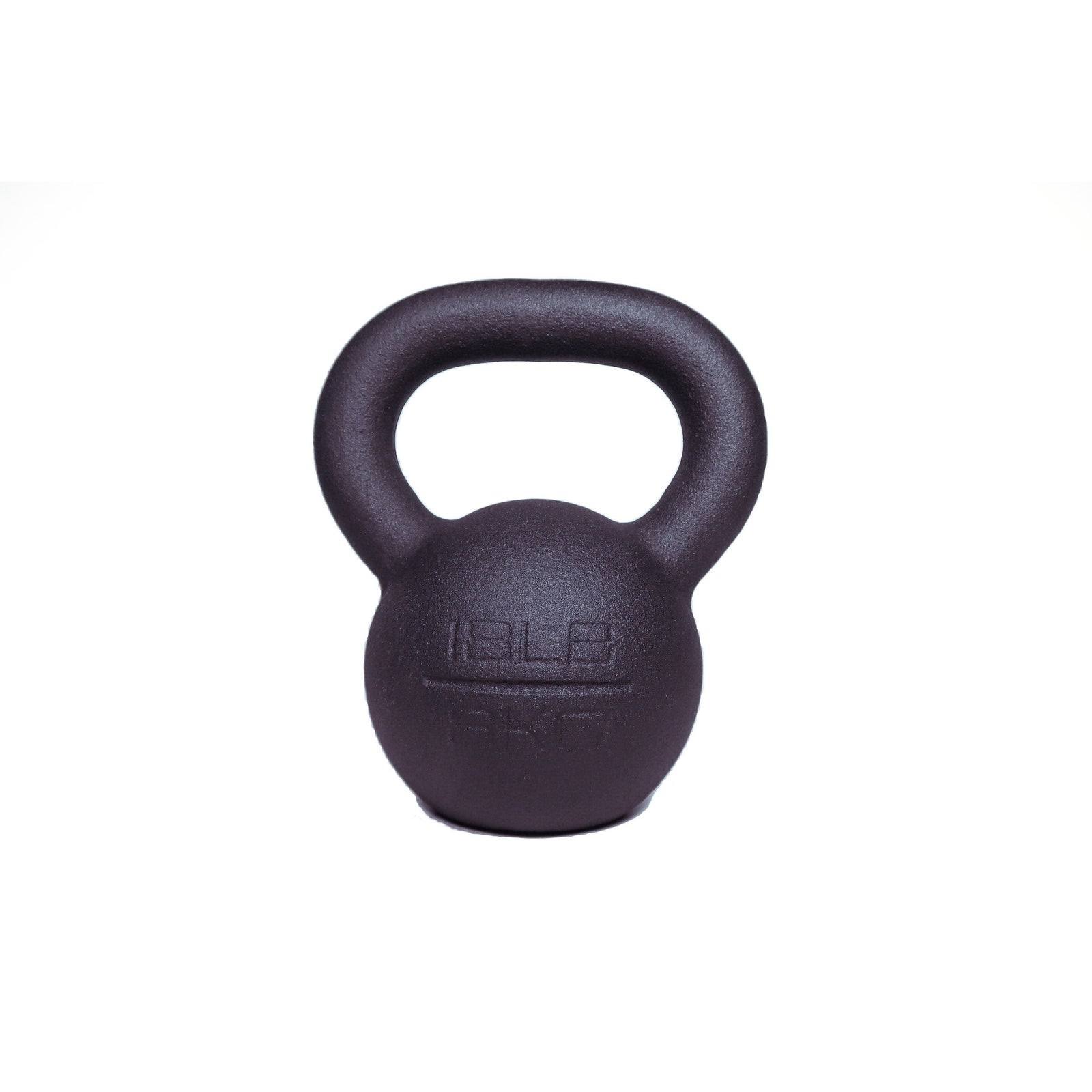 Iron Warrior 60445618 18 lbs Kettlebells Black