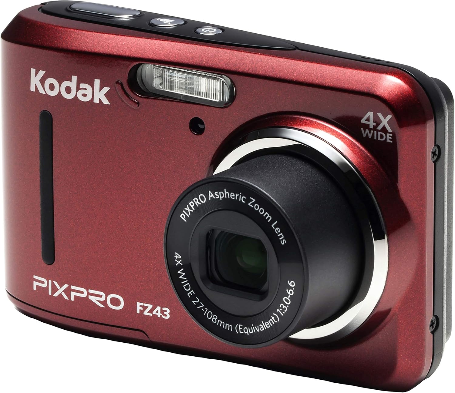 Kodak PIXPRO Friendly Zoom FZ43-BK 16MP Digital Camera with 4X Optical Zoom and 2.7