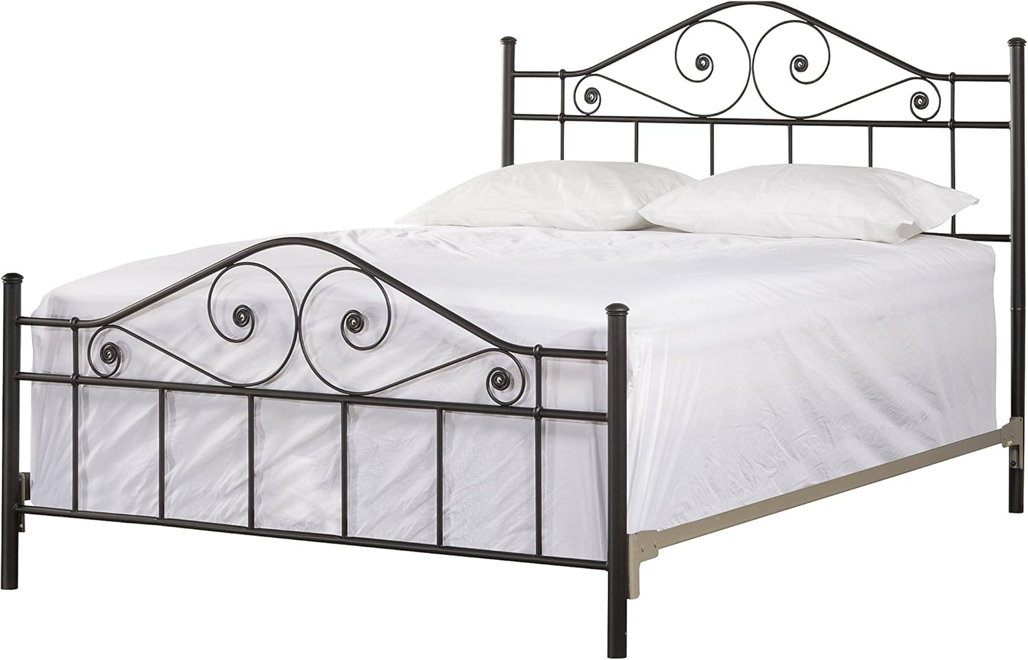 Hillsdale Harrison King Metal Bed, Textured Black