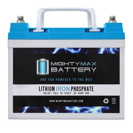 Mighty Max Battery Mighty Max 12V 35Ah U1 Lithium Battery replaces Power Source u1-35 (91-225)