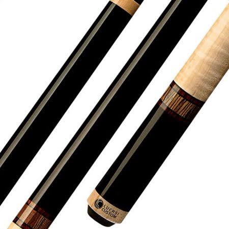 Lucasi Custom LZC12 Pool Cue Stick with Zero FlexPoint Low Deflection Shaft u0026 Uni-Loc Quick Release Joint, Black