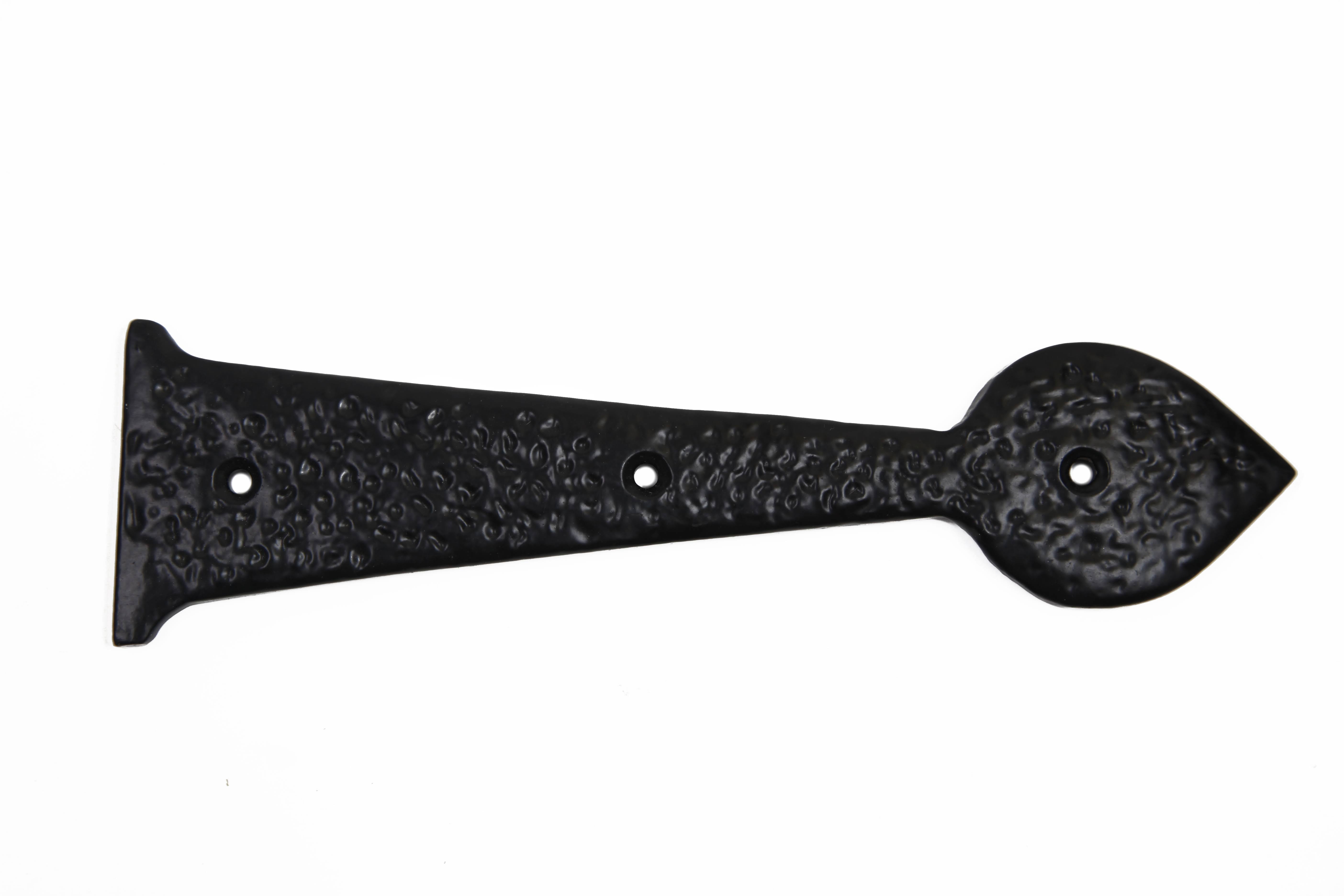 Abbey Trading Antique Colonial Hinge Front 24 inch per PR. , Black