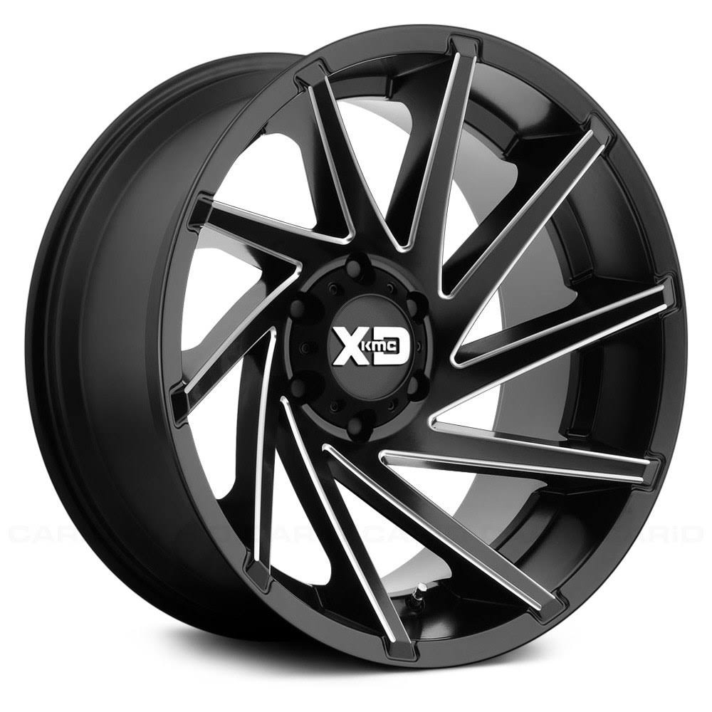 XD Series Cyclone Xd834 Wheel Rim 20x9 5x150 Milled Black -12mm Offset Xd83429058912n