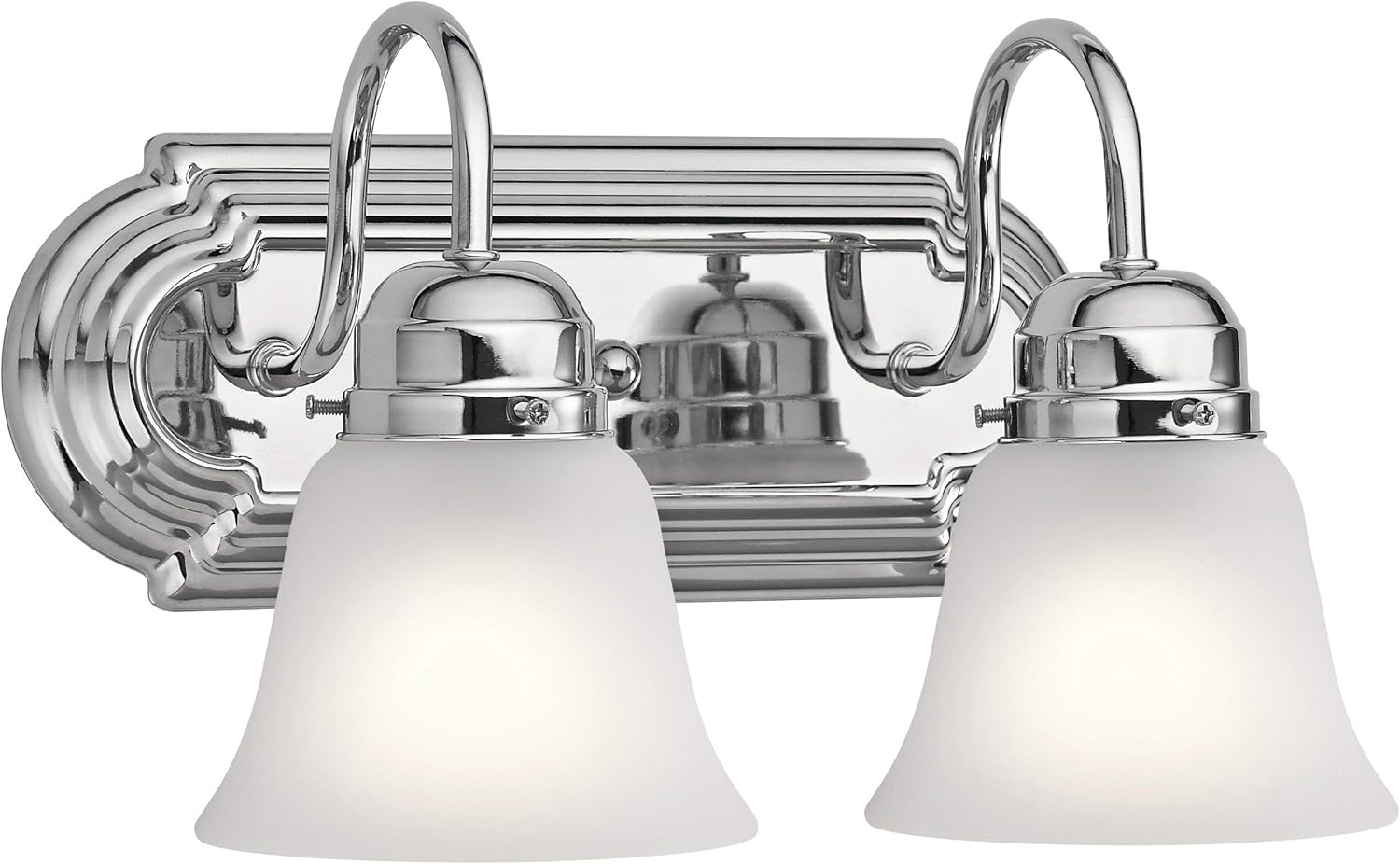 Kichler Lighting 5336CHS Two Light Bath, Chrome Pack of 2
