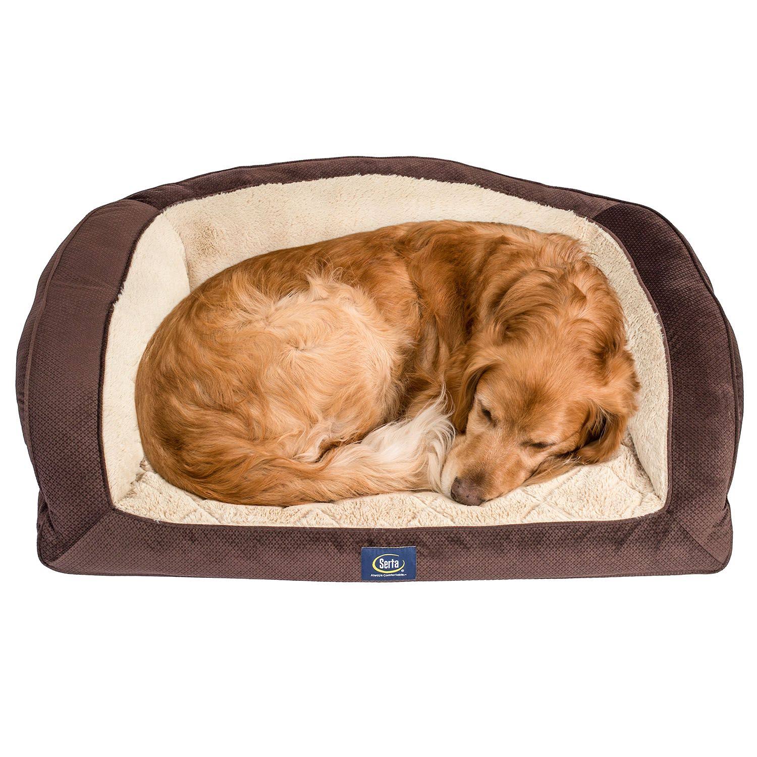 Serta Perfect Sleeper Camel Back Couch Pet Bed, 40