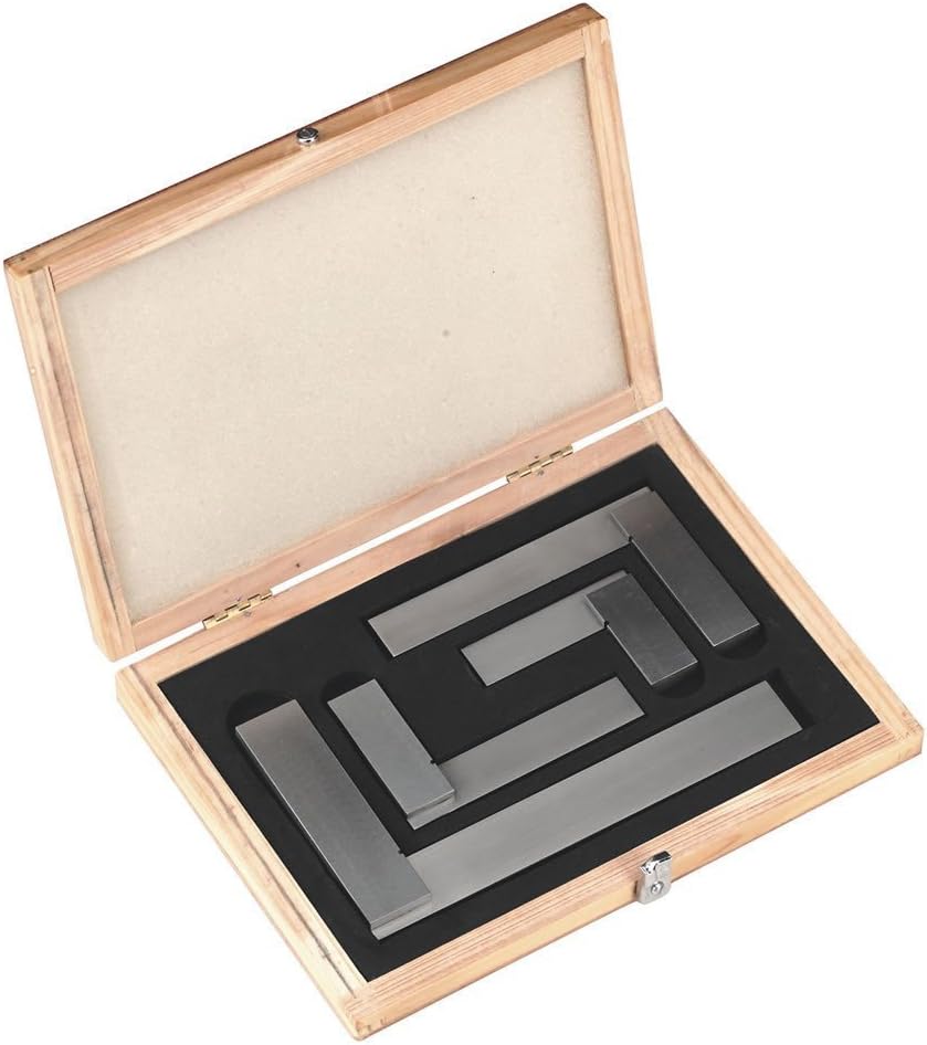 OMEX Precision Steel Hardened Square Set Ground Machinist Tool 2