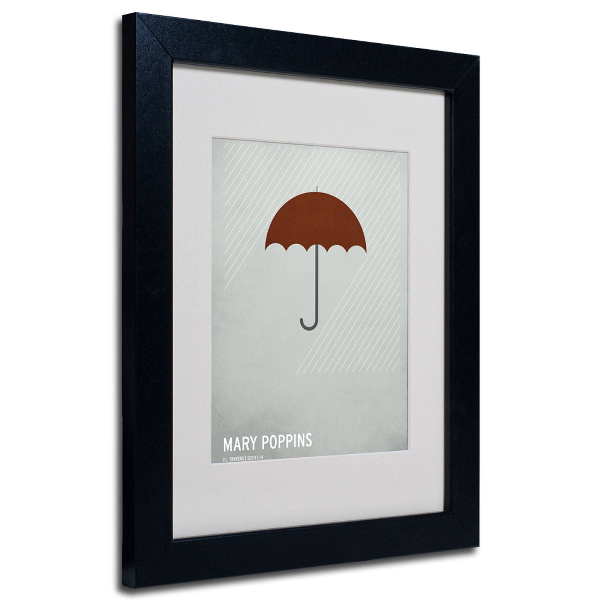 Trademark Art 'Marry Poppins' Matted Framed Art by Christian Jackson