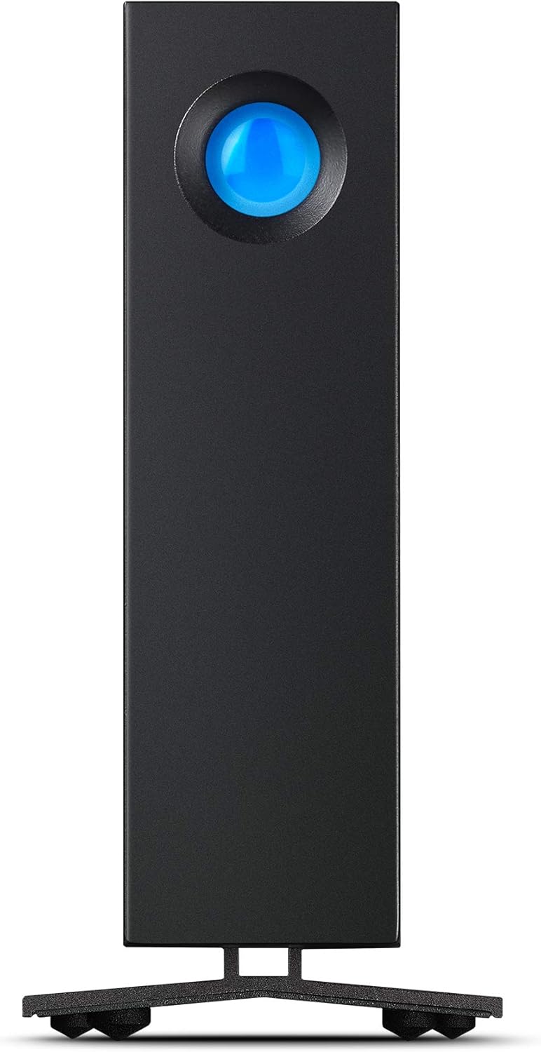 LaCie - STHA4000800 d2 Professional 4TB External Hard Drive Desktop HDD &ndash; USB-C USB 3.0 7200 RPM Enterprise Class Drives, 5 Year Warranty and Recovery Service (STHA4000800) Black