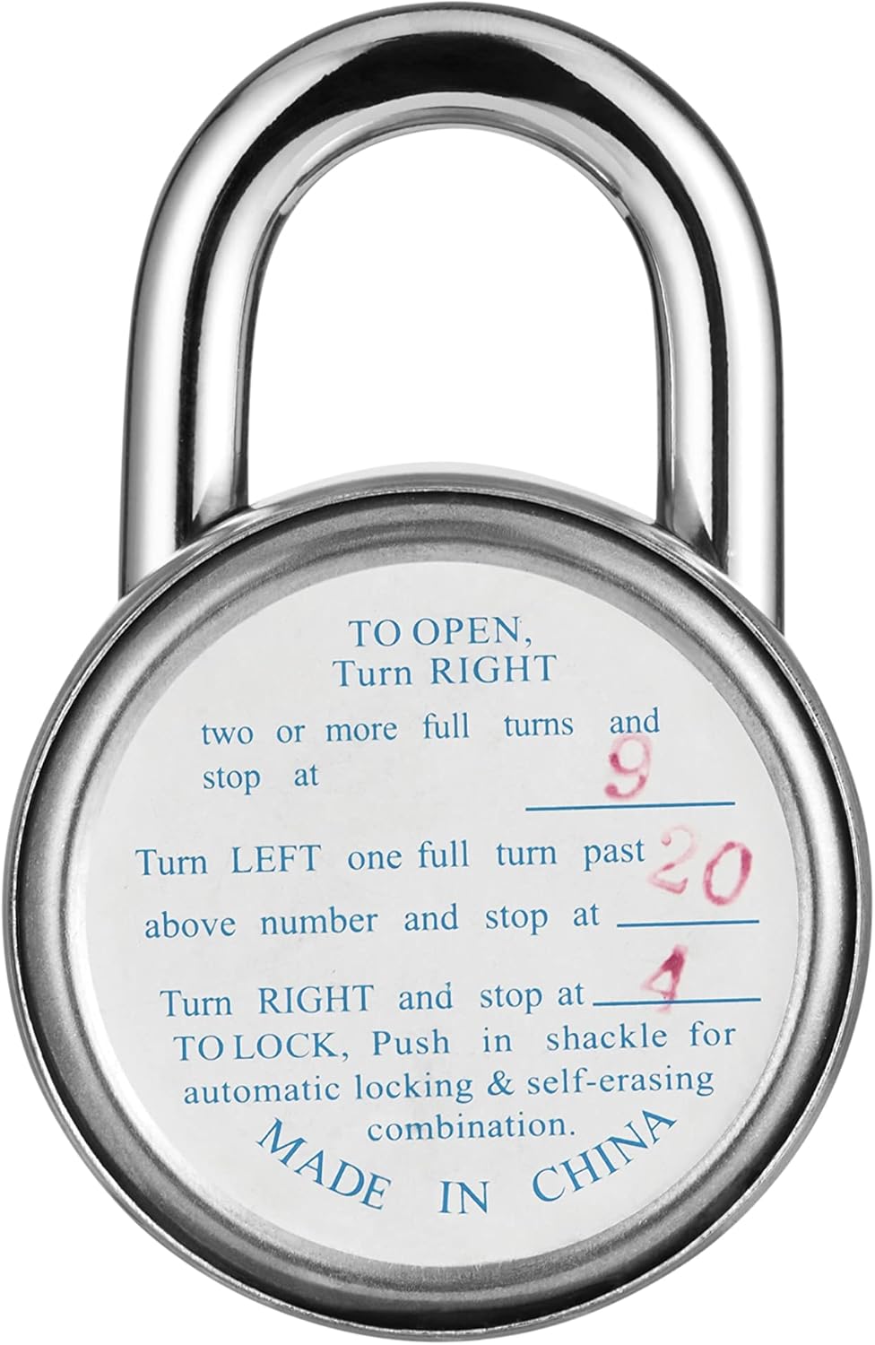 FIGODE Locker Lock, Combination Lock, Black Dial, Each Lock with Different Code, Keyless Padlock, Great for School, Employee, Gym&Sports Locker, Case, Toolbox, Fence-Pack of 100