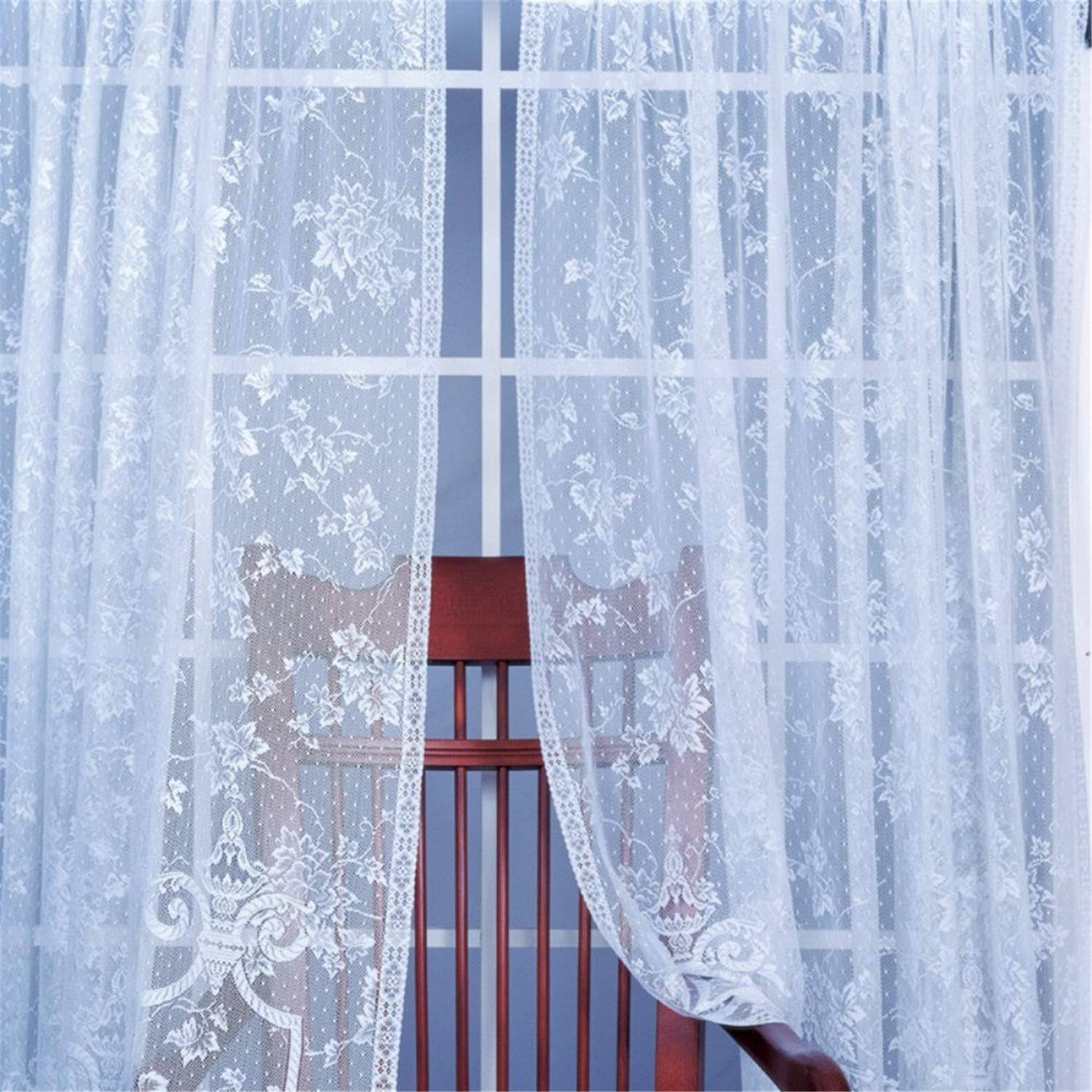 Heritage Lace English Ivy Panel White / 60 inch x 84 inch