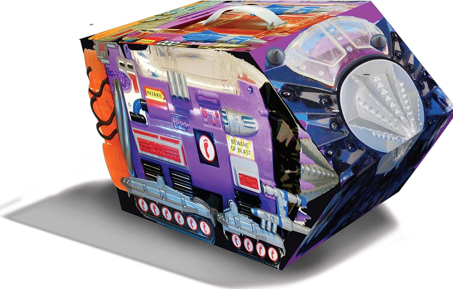 PlayMates Teenage Mutant Ninja Turtles: Retro Villains Mutant Module 6-Piece Action Figure Set, Multicolor