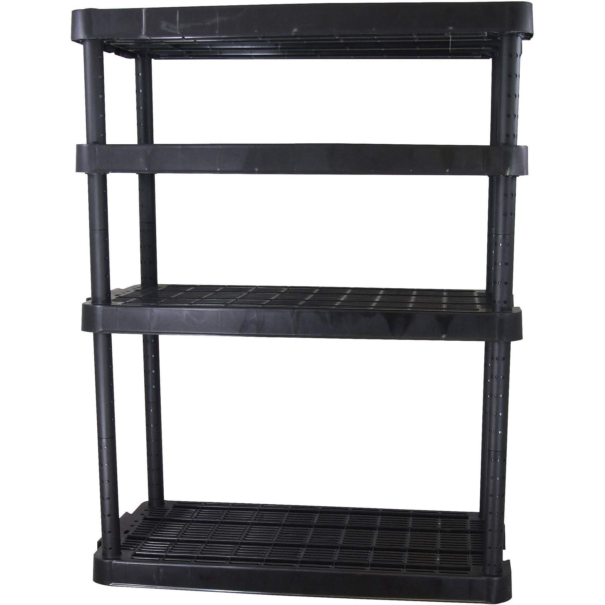 Gracious Living Adjustable 4-Shelf Heavy Duty Shelving Unit