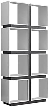 Bookcase Cube Shelf Display Open Storage Organizer Room Divider White Pack of 2