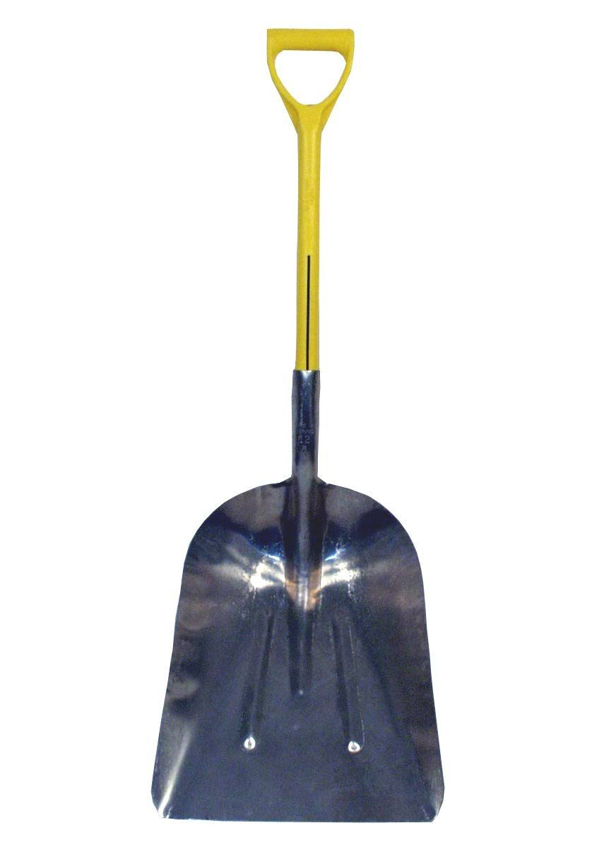 Nupla Ws10d-E #10 Ergo Power Steel Western Scoop, Hollow Back Blade, D Grip, 16 Gauge, 27x22 Handle