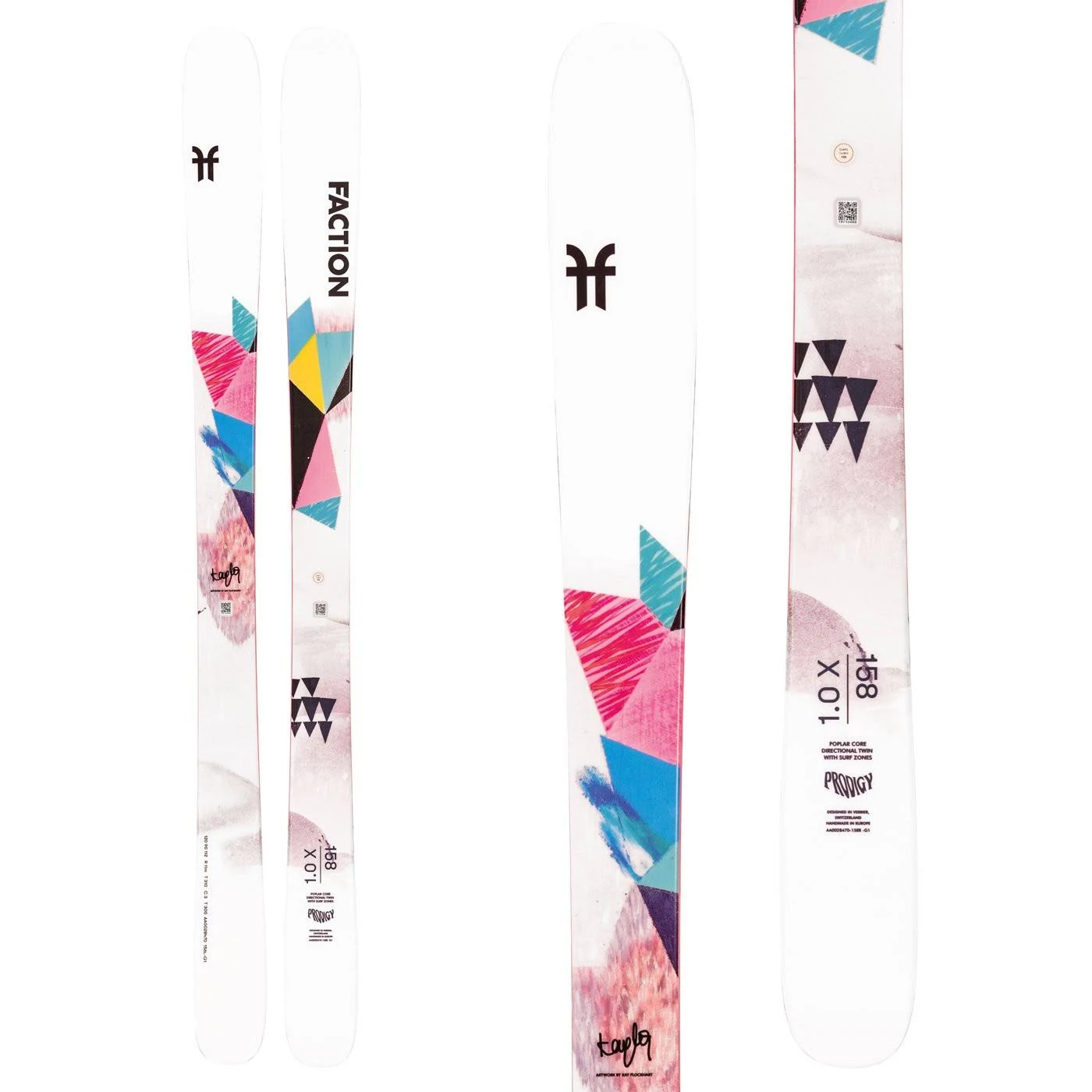 Faction - Prodigy 1.0 x Skis - 170 - White