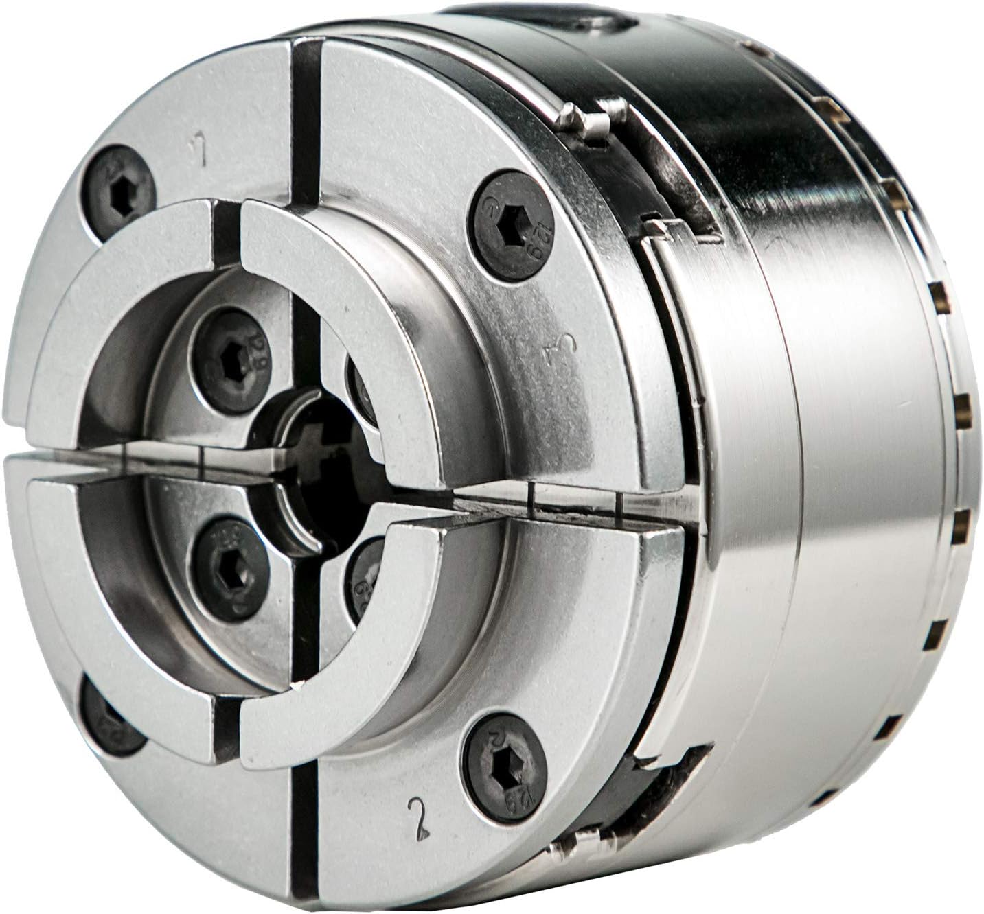 BestEquip Lathe Chuck 4-inch Woodturning Chuck 4 Jaws 1inch x 8TPI Thread Lathe Chucks Set Nova Lathe Chuck Wood Lathe Bowl Chuck with Set of Quality Accessories Bevel Gear and A Case for Woodworking