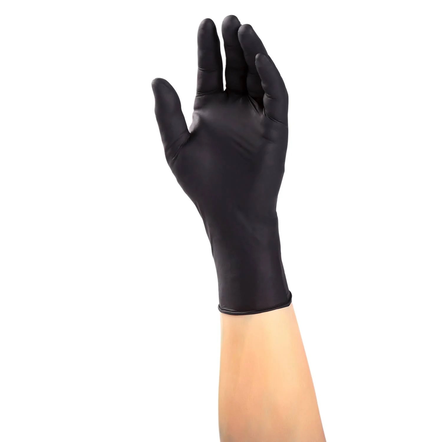 Medium Exam Grade Powder-Free Nitrile Black Widow Gloves, Case of 1000