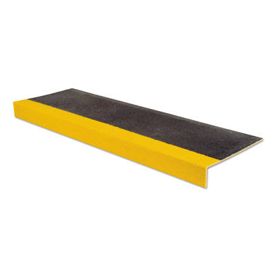 SafeStep Anti-Slip Step Covers, 10 in x 48 in, Black/Yellow - Rust-Oleum Industrial 271796
