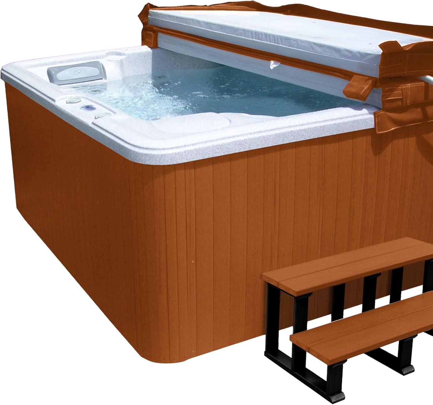 Highwood SPAKIT-FL-ACE Hot Tub Cabinet Spa Replacement Kit, Weathered Acorn