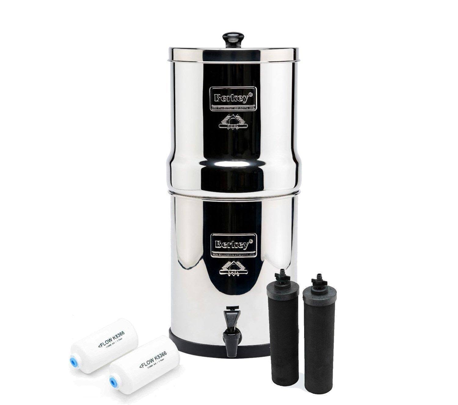 Royal Berkey with 2 Black Filters and 2 PF-2 Fluoride Filters