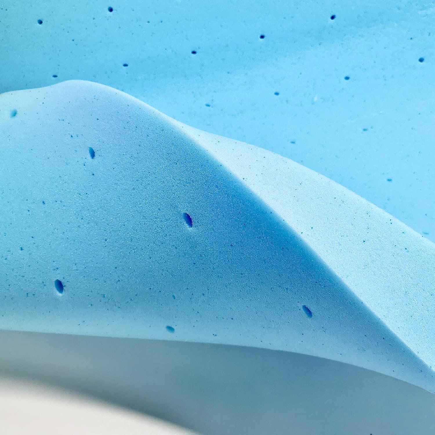 Marsail 3 Inch Memory Foam Mattress Topper, Cooling Gel Ventilated Design, CertiPUR-US Certified, Full Pack of 2