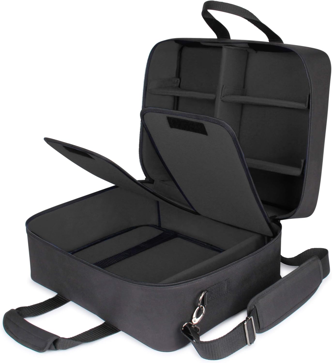 USA Gear Audio Mixer Case - DJ Mixer Travel Bag with Customizable Interior & Water Resistant Exterior Compatible with Behringer Q1202USB, Mackie ProFX8v2, Yamaha MG10XU & More Mixer Audio Accessories