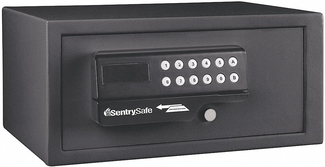 SentrySafe H060ES Digital Lock Safe, 0.4 Cubic Feet, Black