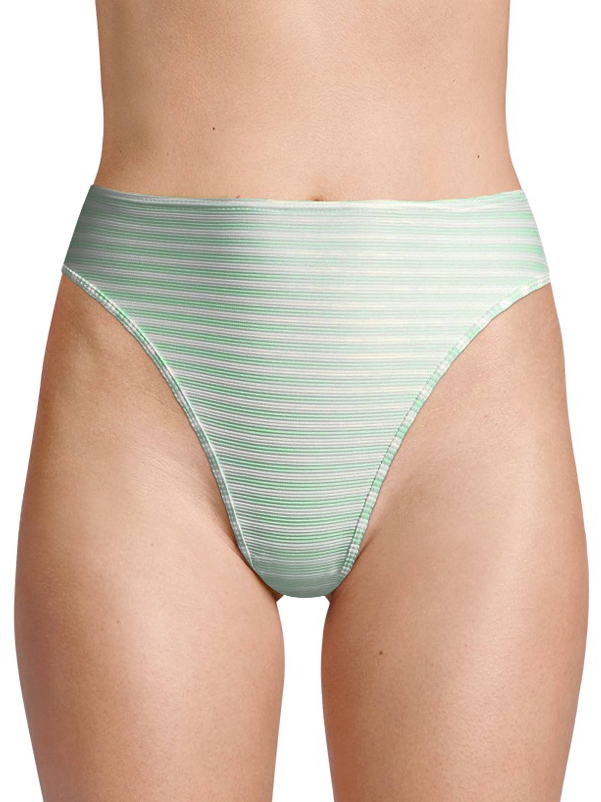L Space Pierre High Waist Spearmint Stripe