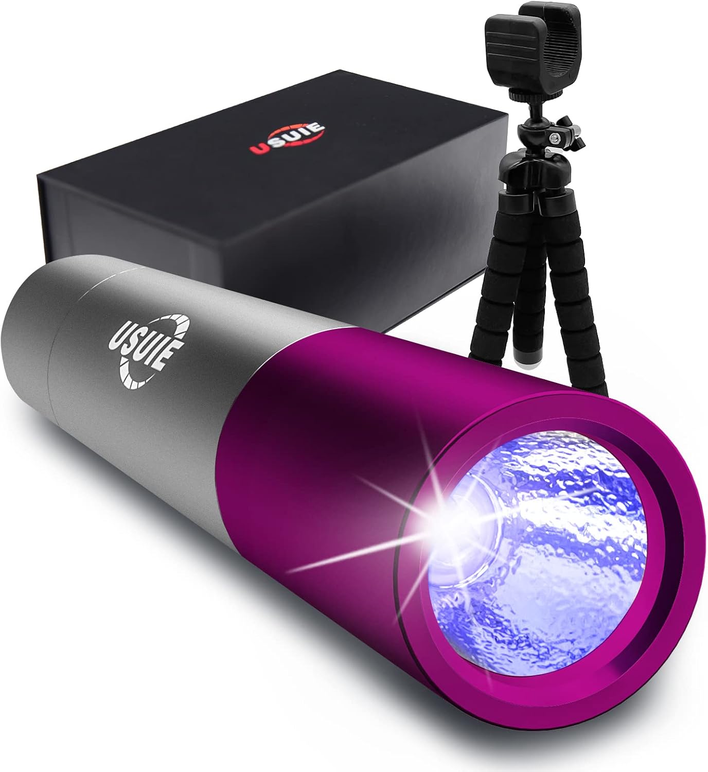 USUIE Red Light Therapy Device for Joints Pain Relief & Anti-inflammatory, 660nm Red and 850nm NIR Three-Chip Combo, Red Light Therapy Handheld Device for Face and Body Use, Dark Grey