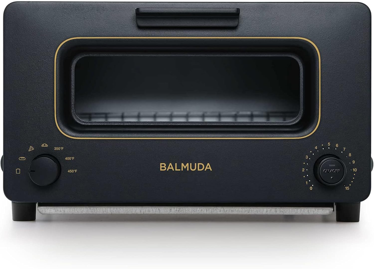 BALMUDA The Toaster | Steam Oven Toaster | 5 Cooking Modes - Sandwich Bread, Artisan Bread, Pizza, Pastry, Oven | Compact Design | Baking Pan | K01M-WS | White | US Version