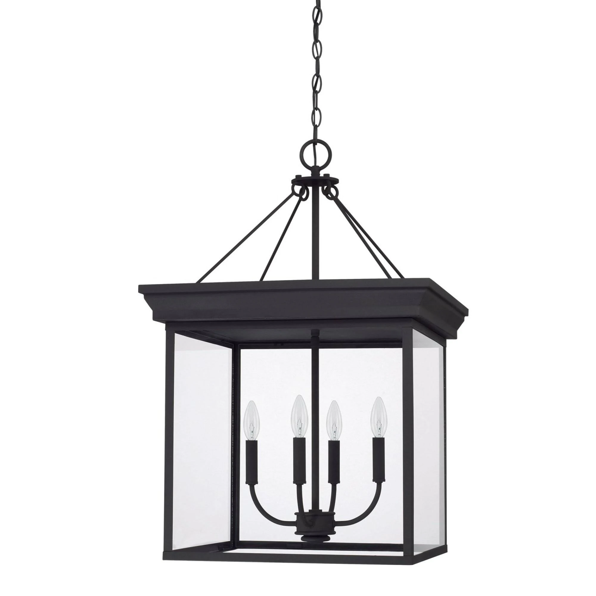 Capital Lighting 528641 4 Light 20x22 Wide Chandelier - Black