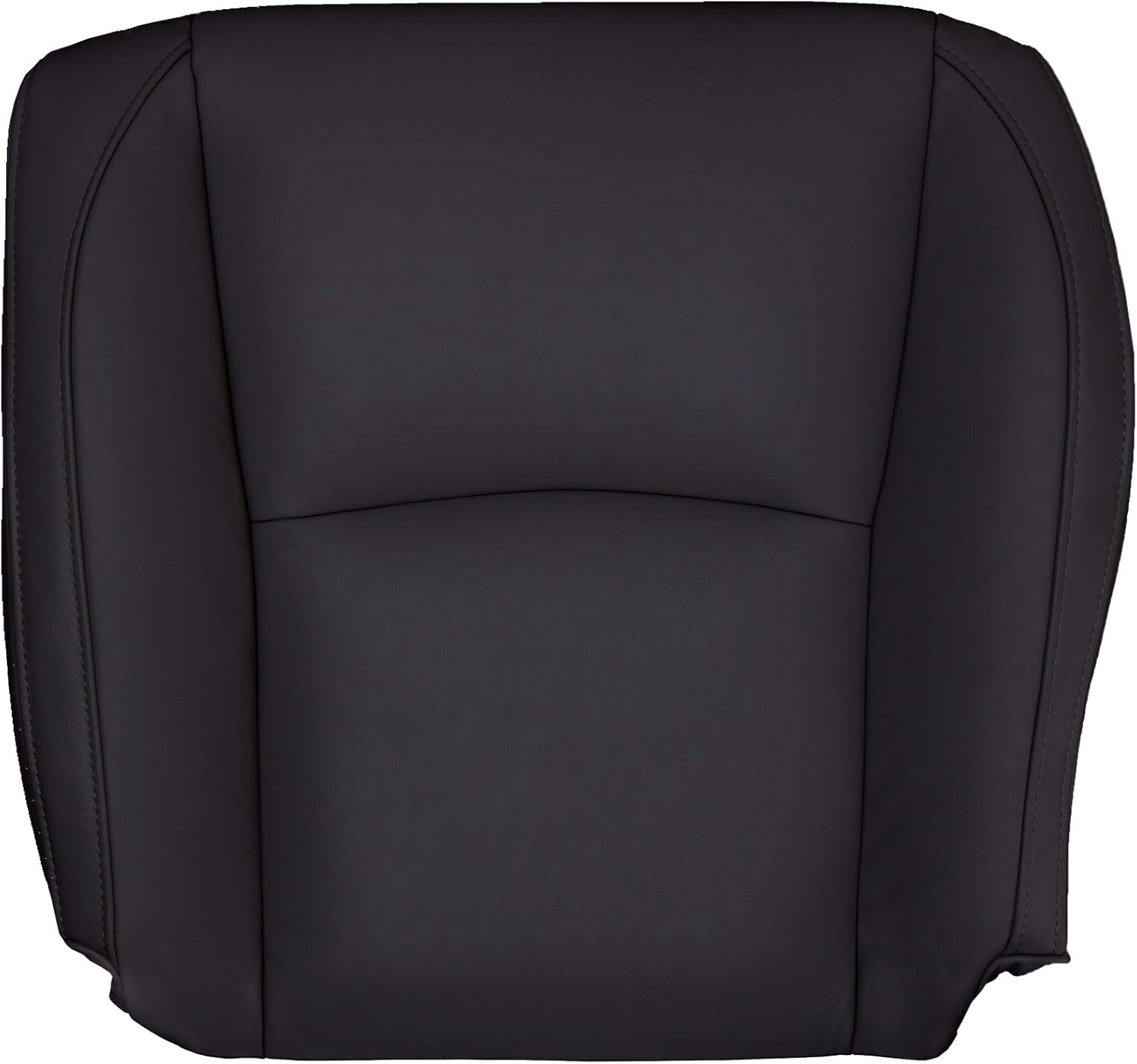The Seat Shop Driver Bottom Replacement Leather Seat Cover - Dark Gray (Compatible with 2004 - 2009 RX 330, 350, and 400h)