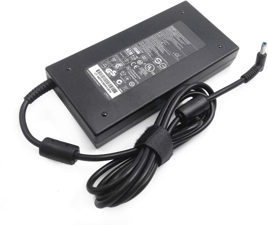 New Slim 150W AC Charger for HP ZBook Studio 15 G3 G4 G5 OMEN x by 15 17 ADP-150XB B 776620-001 917677-003 75626-003 917677-001 PC Laptop 150W 19.5V 7.7A Power Supply Adapter Cord Pack of 2