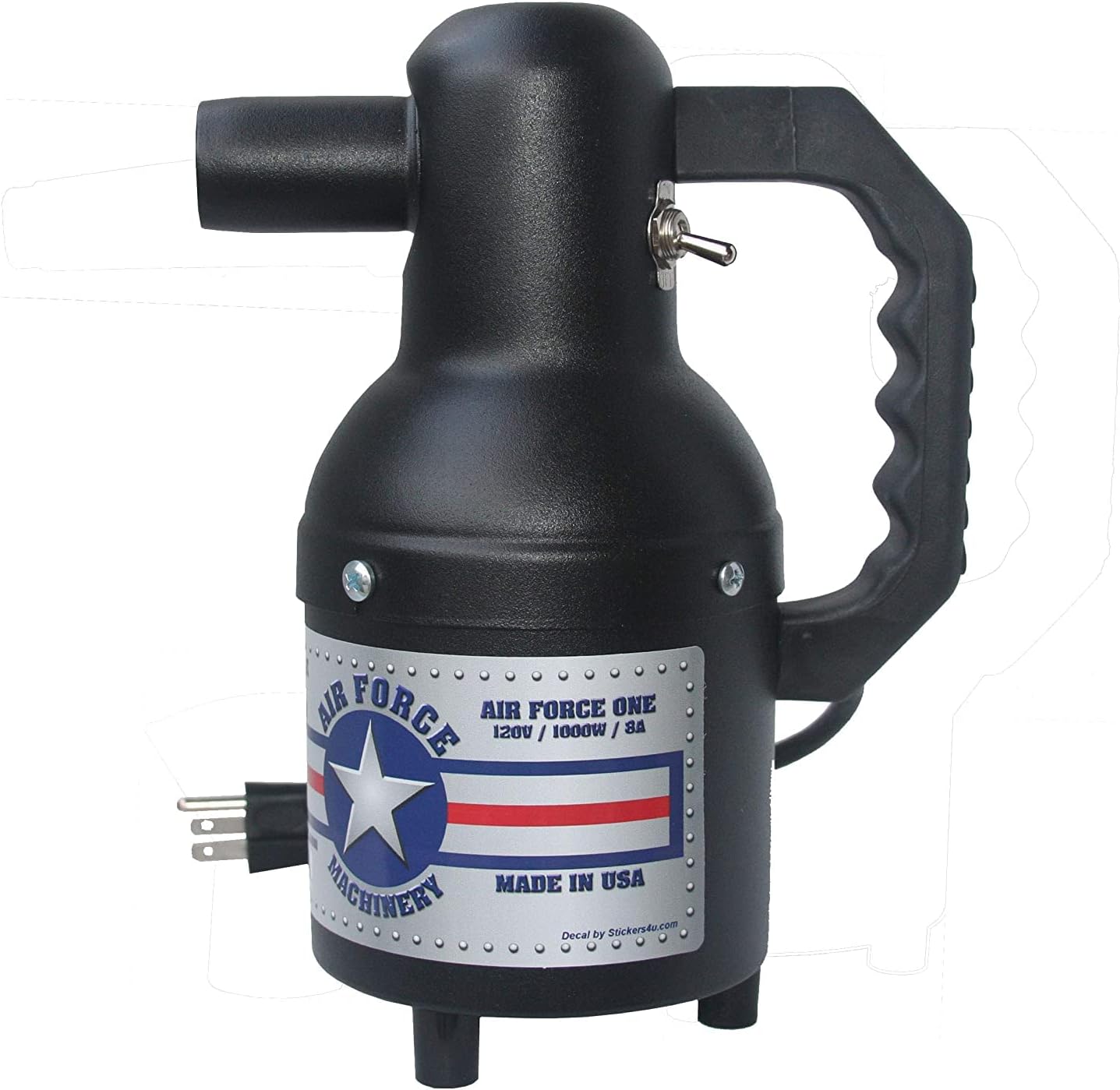 Air Force 1 Blaster Compact and Portable Car, Truck, SUV & Motorcycle Dryer Powerful 1.3 Peak HP (12' Cord)