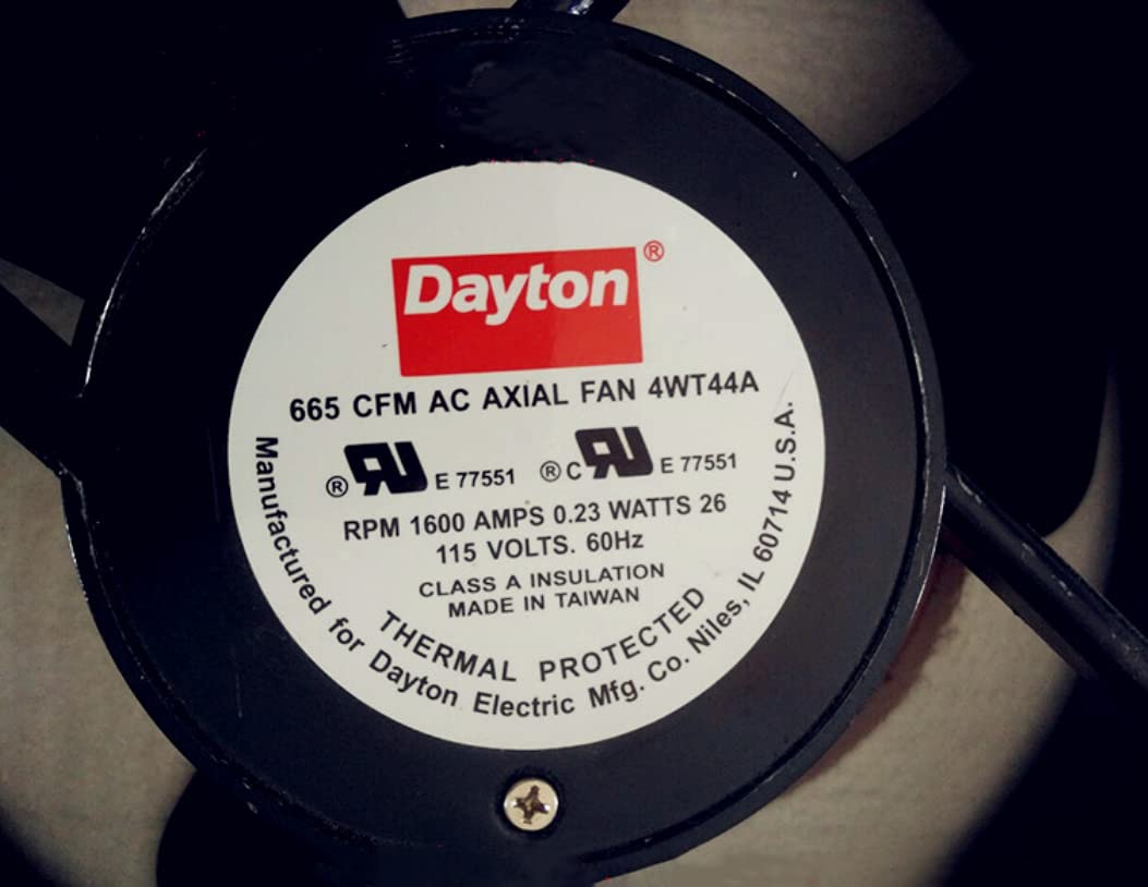 4WT44A Dayton 115V 0.23A 26W 665CFM 25489 AC AXIAL Fan