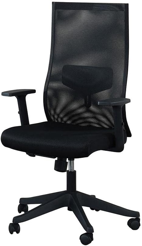 William's Home Furnishing Orli Office Desk, Black