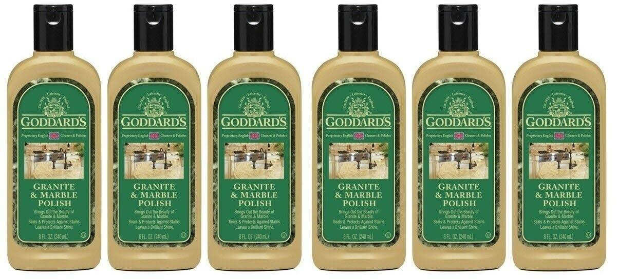 Granite u0026 Marble Polish Cleaner Brand New Goddards 8 oz Bottle Pack of 6