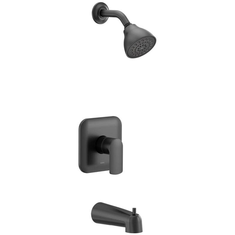 Moen UT2813EPBL Rizon M-CORE Tub/Shower TRIM, Matte Black - Eco-Performance