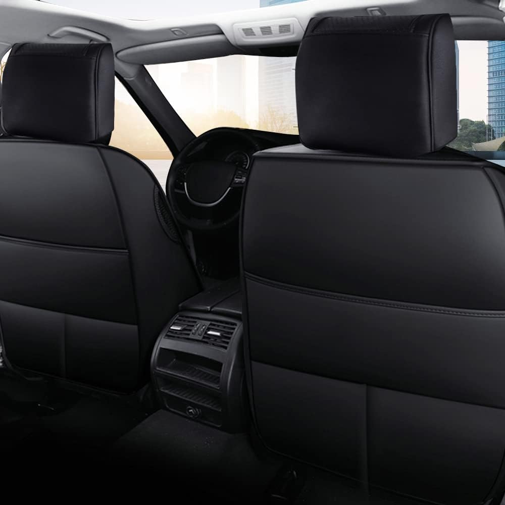 HZKERZH Custom for Honda CR-V 2007-2021 Car Seat Cover for 5 Seater,Premium Faux Leather Interior for Honda CR-V 2007-2021 Accessories,Waterproof and Easy to Install