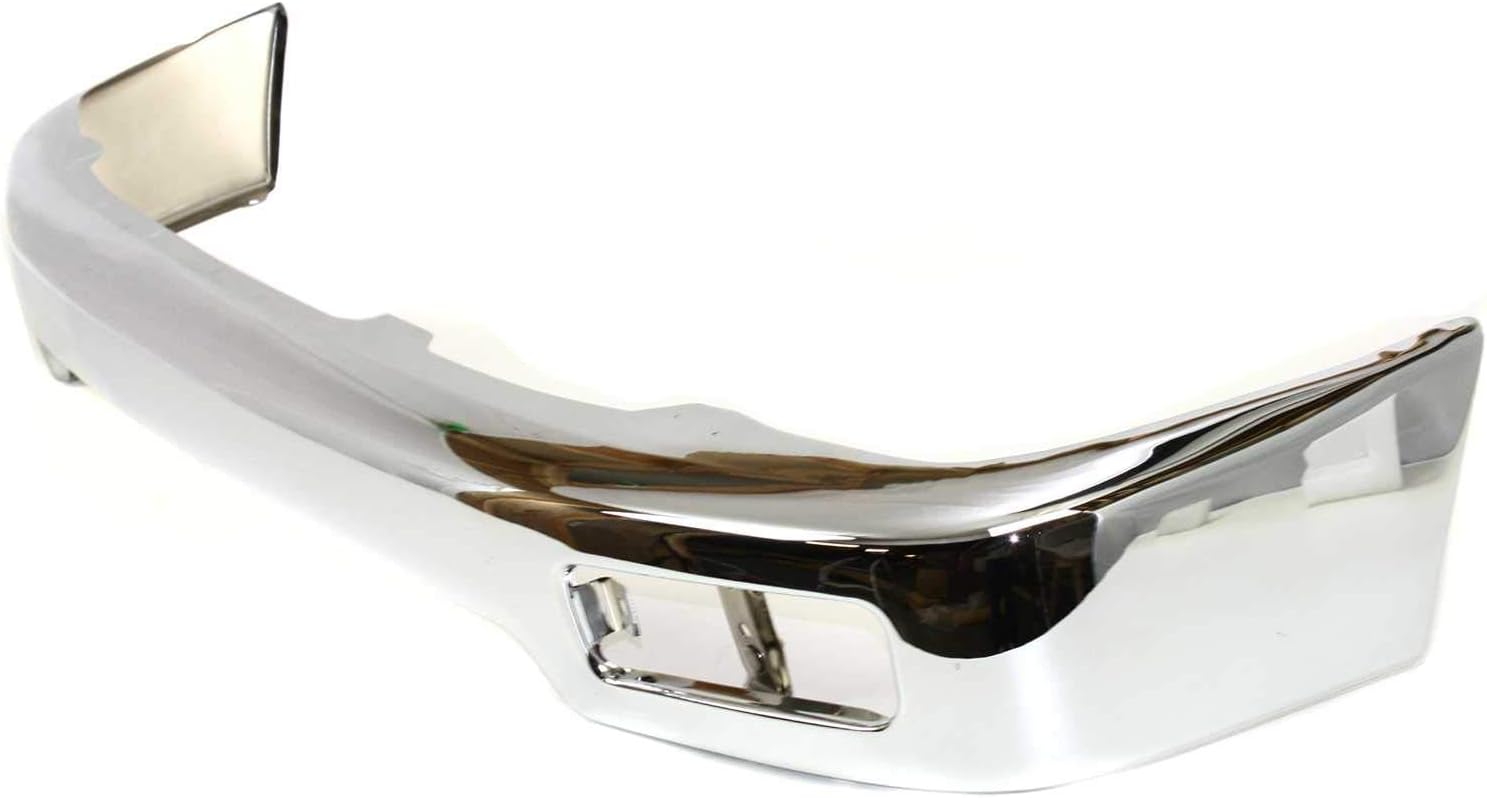 Evan-Fischer Front Bumper Compatible with 1996-1998 Toyota 4Runner Face Bar Chrome Base/SR5 Models