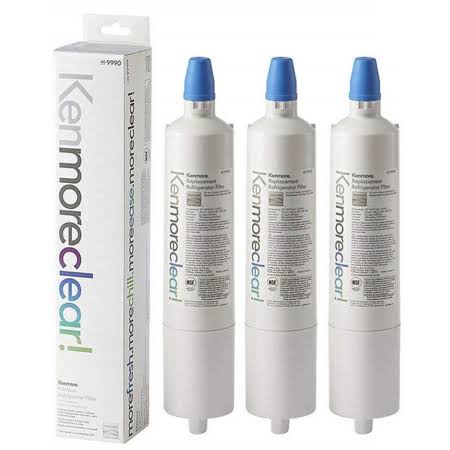 Kenmore Clear Kenmoreclear 9990 9990P 46-9990 469990 Refrigerator Water Filter 5231JA2006E (3 Pack)