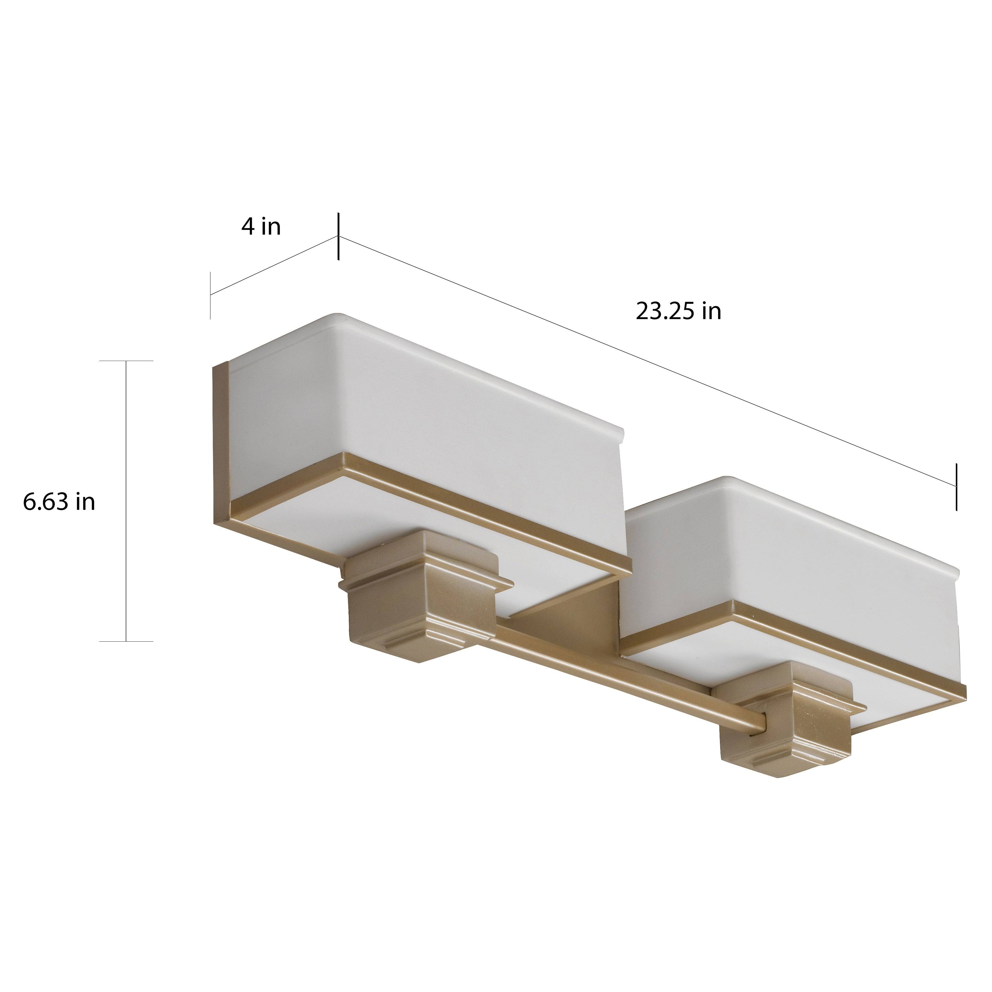 AFX-SHV218ACSCT-LA-Sheridan - Two Light Bath Vanity Champagne Finish