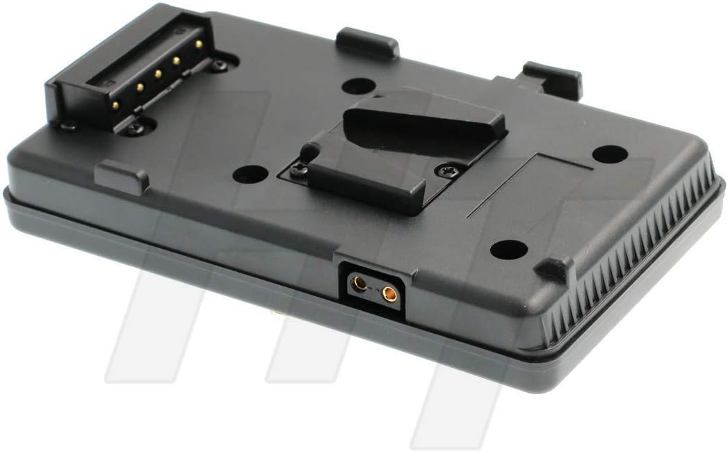 HangTon V-Mount Battery Bracket to 3-Stud Gold Mount Plate Adapter Converter for Panasonic Camer Anton Bauer IDX D-tap Output (A-GP-S)