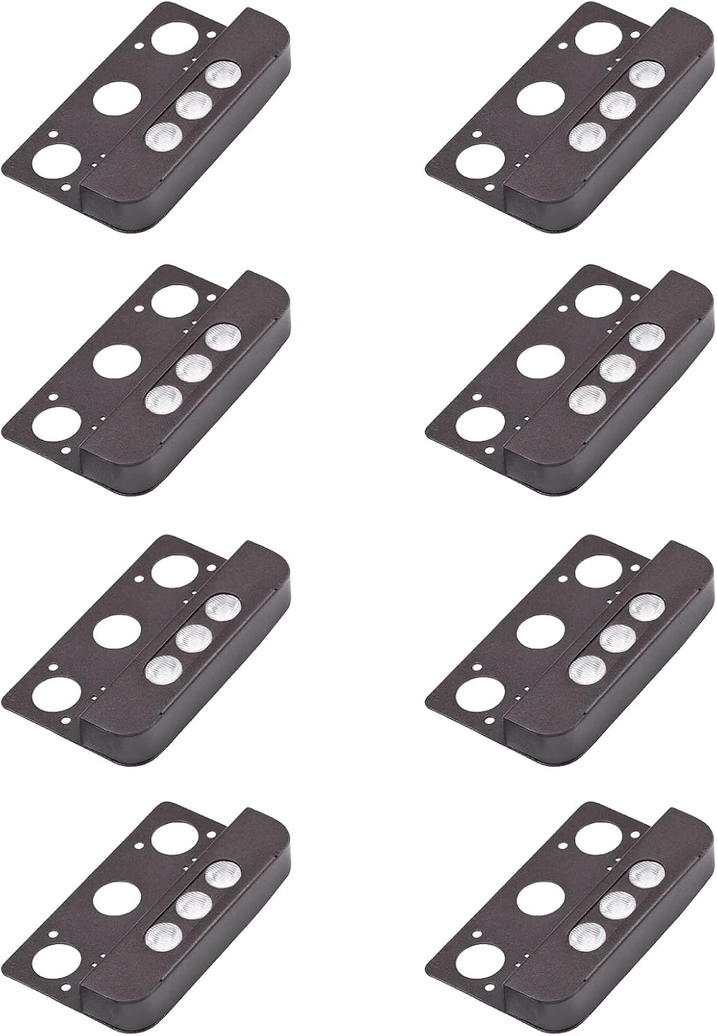 Wapiti 4 Inch 1.5W LED Hardscape Lightings,8 Pack Outdoor Retaining Wall Lights,IP65 Waterproof 12V AC/DC Low Voltage 2700K Soft White Outdoor Step Lights,Hardscape Paver Light ETL Listed