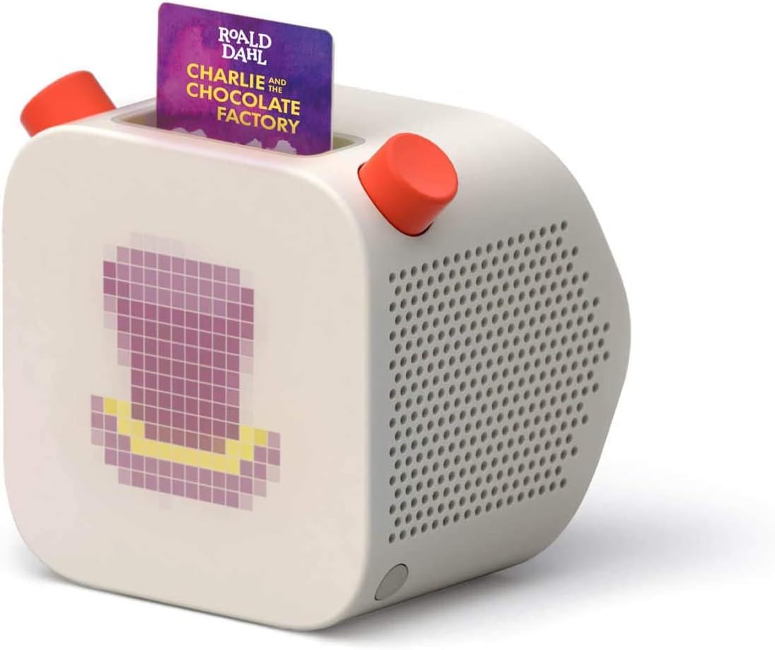 Yoto Player &ndash; Kids Audio Player & 7 Cards Starter Pack | Speaker Plays Content Cards with Bestselling Audiobooks & More | Includes Sleep Trainer, Clock, Nightlight All-in-One