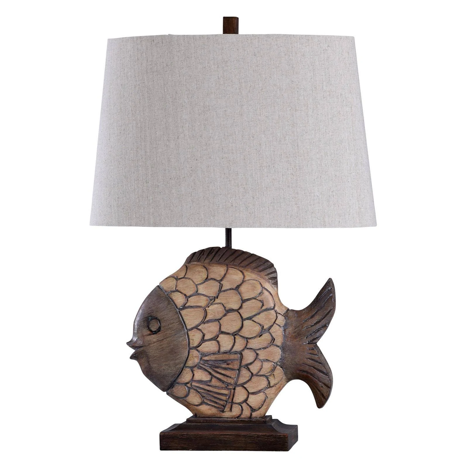 Delacora SC-L316436 Single Light 30x22 Tall Buffet Table Lamp Brown