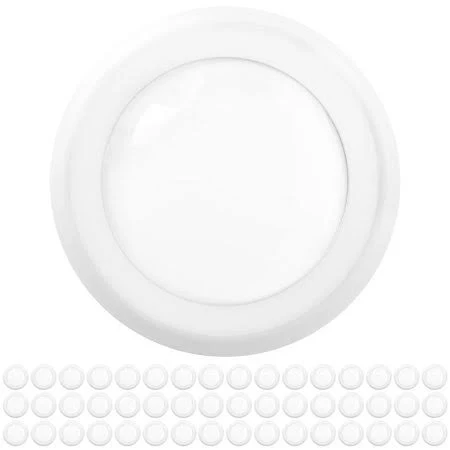 Sunco Lighting 48 Pack 5 inch / 6 inch Flush Mount Disk LED Downlight, 15w\x3d100w, 2700K Soft White, 1050lm, Dimmable, Hardwire