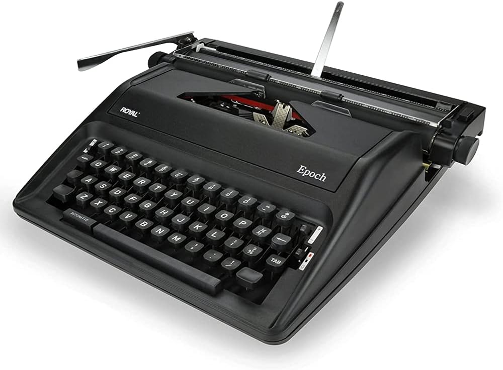 Manual Typewriter black